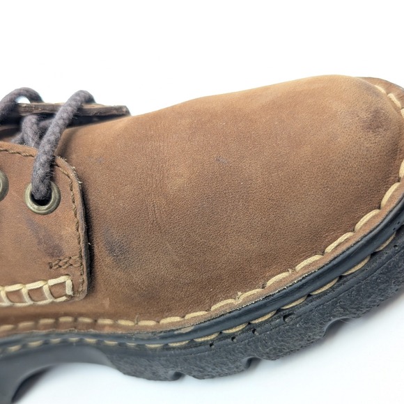 Börn M W B2346 Brown Leather Lace Up Oxford Shoes Women Size 38 - Picture 10 of 16